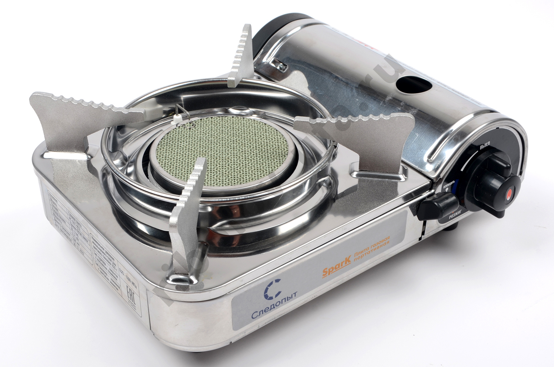 Плита настольная газовая Следопыт Spark (защита от избыточн. давления)
