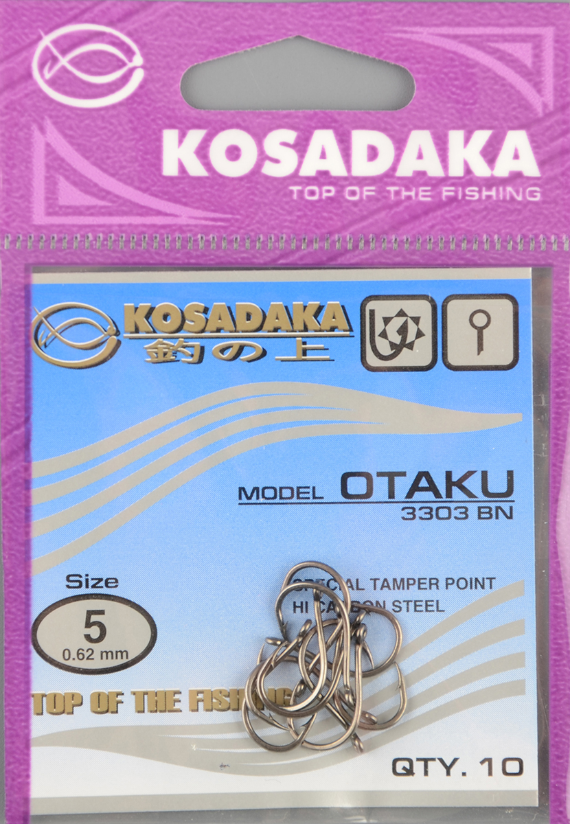 Одинарные крючки Kosadaka Otaku BN №5