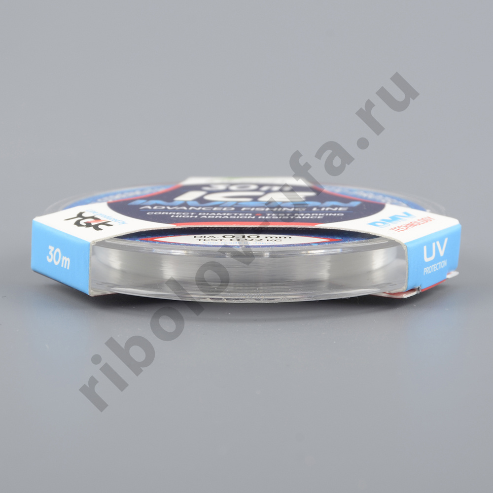 Леска Intech Invision Ice Line 30м 0,10мм 0,92кг