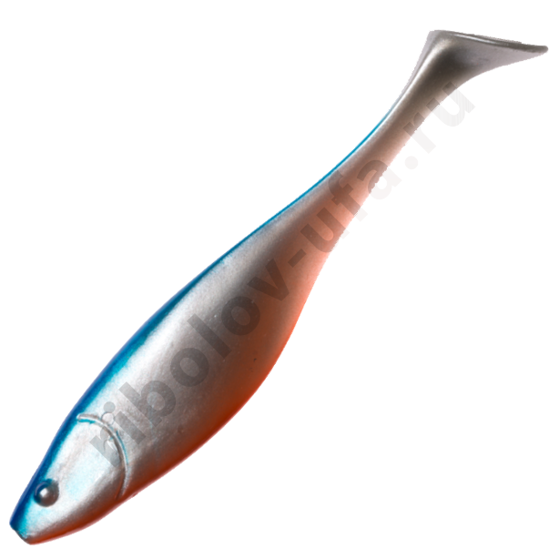 Силиконовая приманка Narval Commander Shad 16cm #001-Blue Back Shiner (3шт/уп)