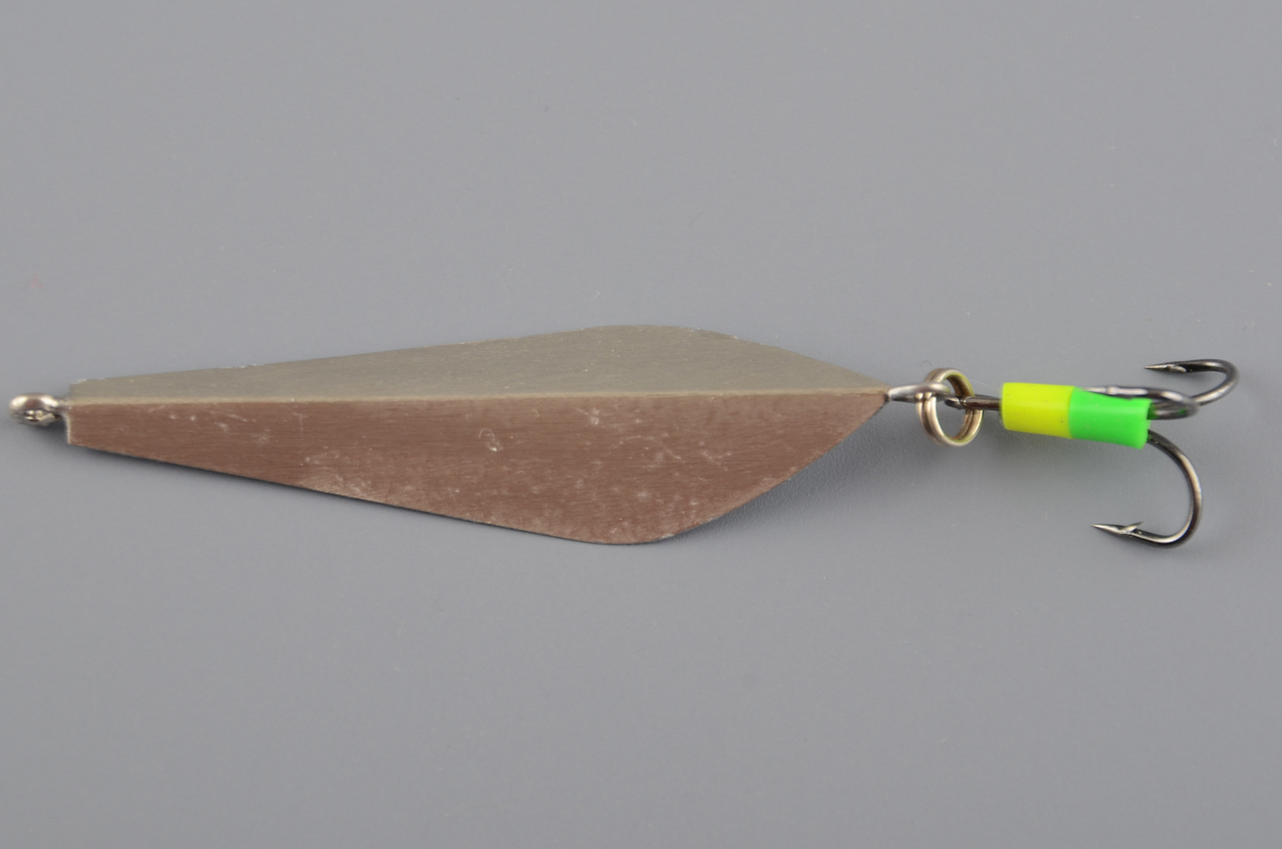 Блесна Курганская Маропедка №13 с тройником, 36мм 120° цв. серебро