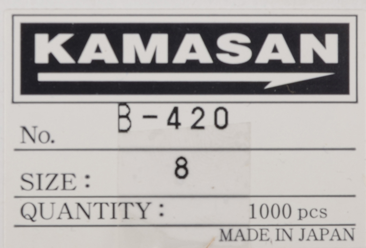 Крючки Kamasan Bulk В420 №8 (уп.1000шт)