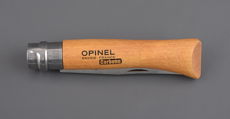 Нож Opinel 10 углеродистая сталь, carbon, бук 
