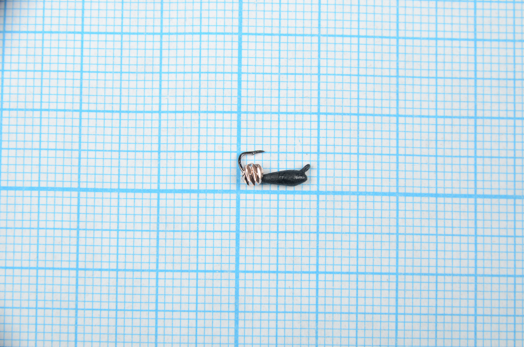 Мормышка Владимирский вольфрам Микроб с латунным шариком зефир золото 1,5мм 0,2гр