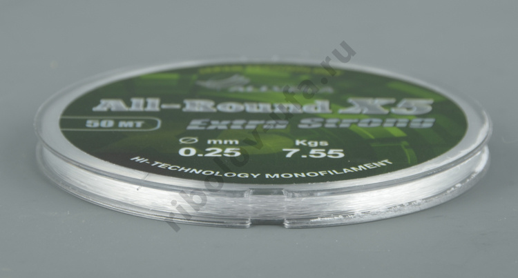 Леска Allvega All-Round X5  0,16мм  50м  3.28кг прозрачная