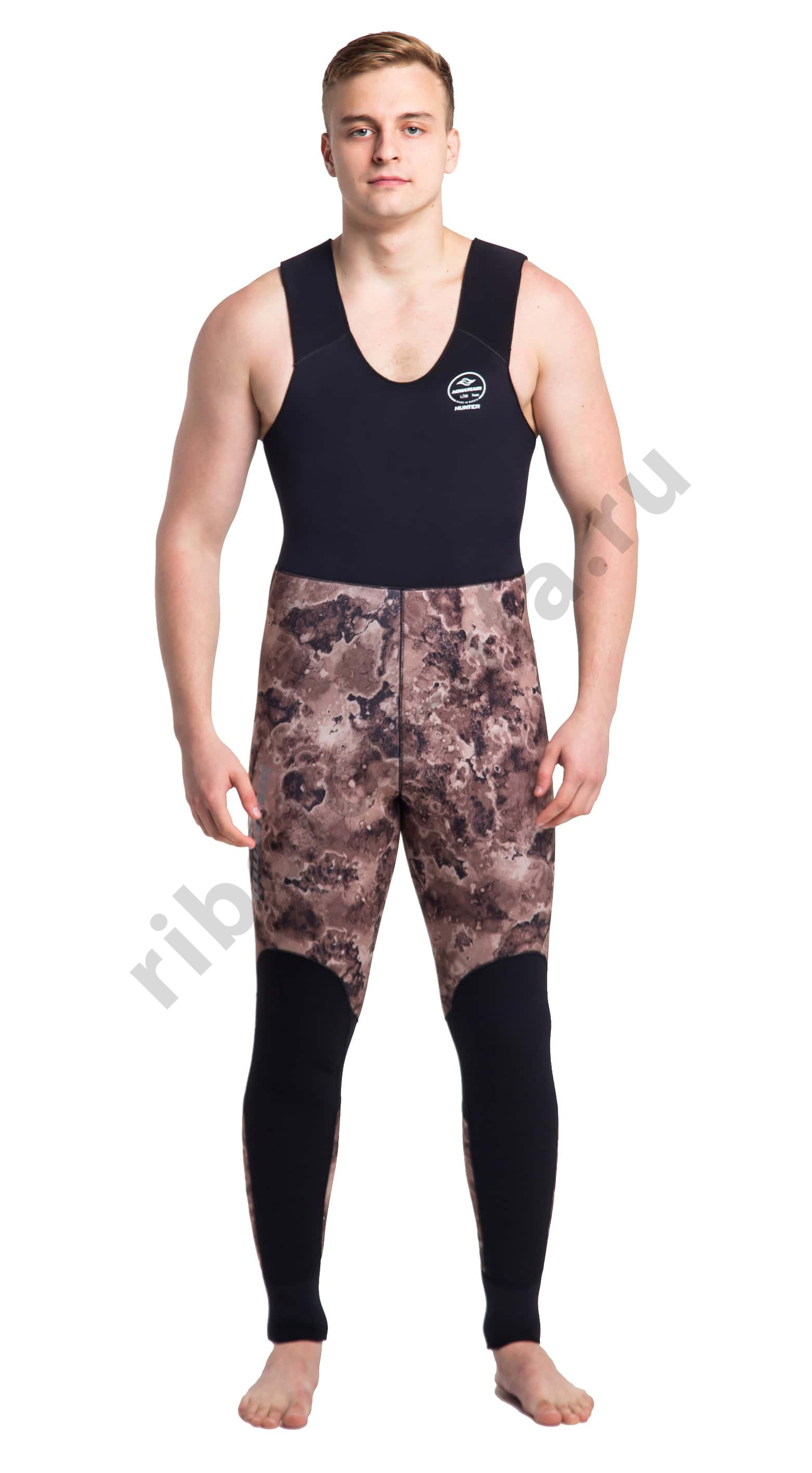 Гидрокостюм AquaTeam Reef Brown Ультраспан/ОП, 7 мм,  р. 52