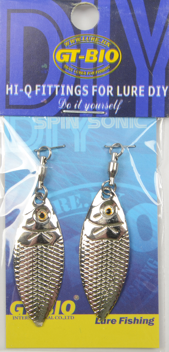 Застежка с вертлюгом на подшипнике Gt-Bio  + лепесток  fish type#2
