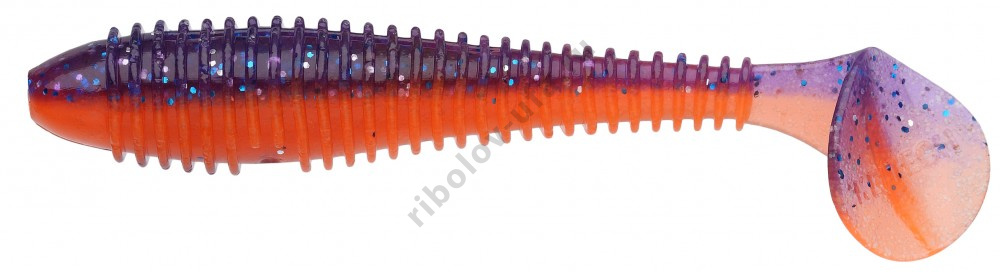 Силиконовая приманка Keitech Swing Impact Fat 4,3 in 11см 11гр (6шт/уп) # PAL 09 Violet Firre
