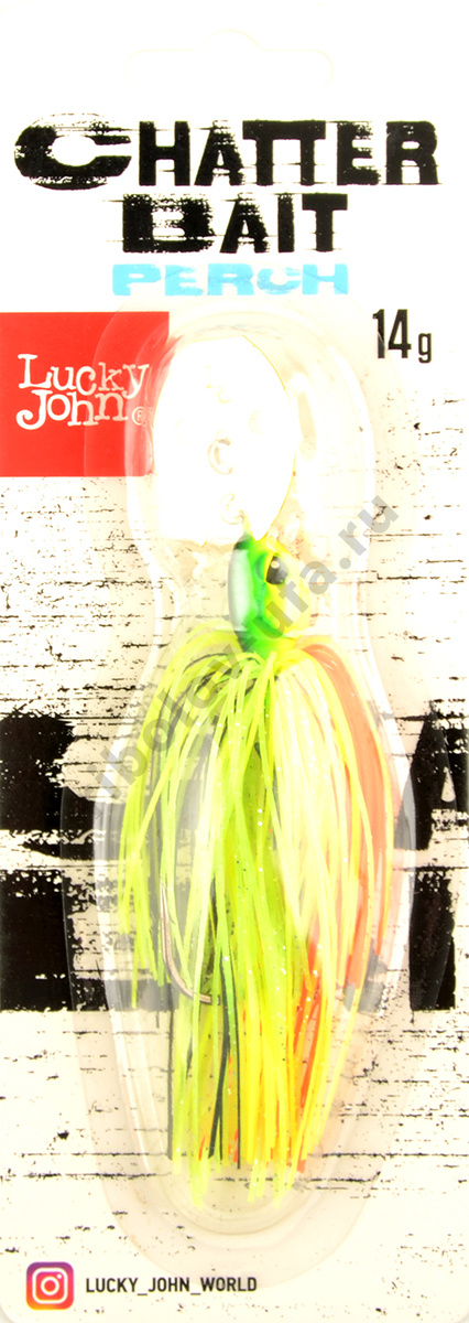 Чаттербейт Lucky John BBS Chatterbait Perch 14г, цвет 007