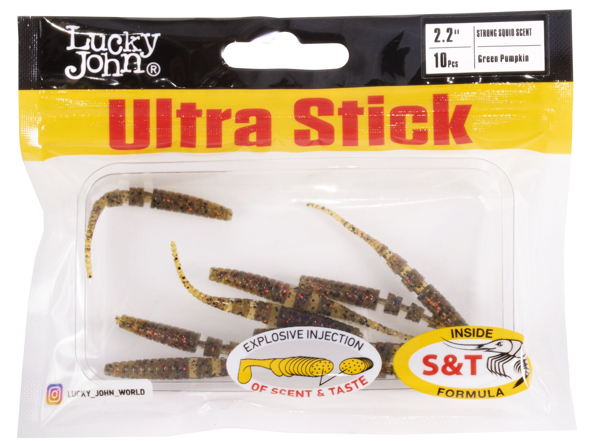 Силиконовая приманка Lucky John Pro Series Ultra Stick 2.2in 5.6см /PA03