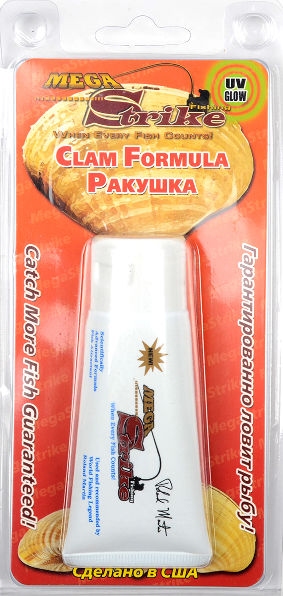 Аттрактант-гель Mega Strike Clam запах ракушки 28 гр