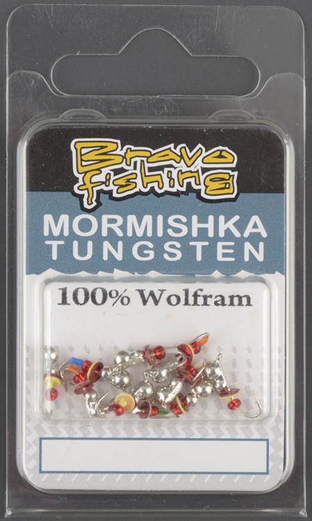 Мормышка вольфрам Bravo Fishing Муравей с ушком 3 мм 0.29гр Sil