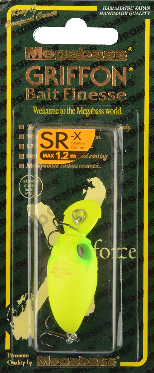 Воблер Megabass Bait Finesse SR-X Griffon 38мм 5,3гр 0-1,2м (Do Chart)