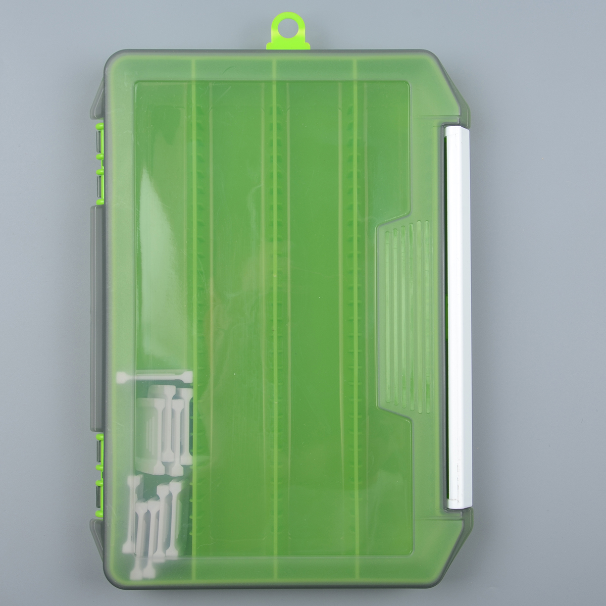 Коробка Kosadaka 21*14.5*2.5см для приманок, зелёная TB-S39-GRN