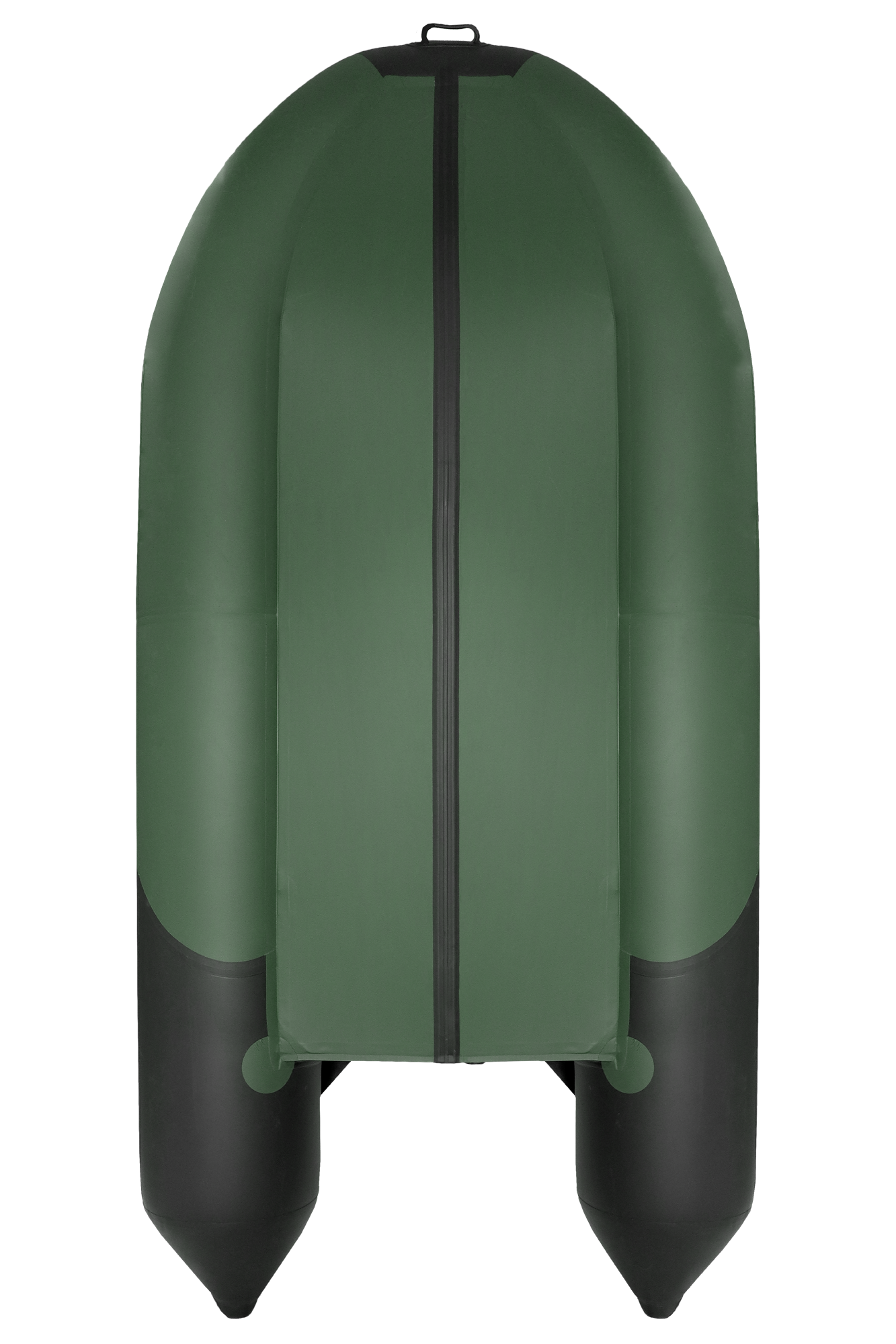 Лодка Ривьера Компакт 3400 СК комби зеленый/черный