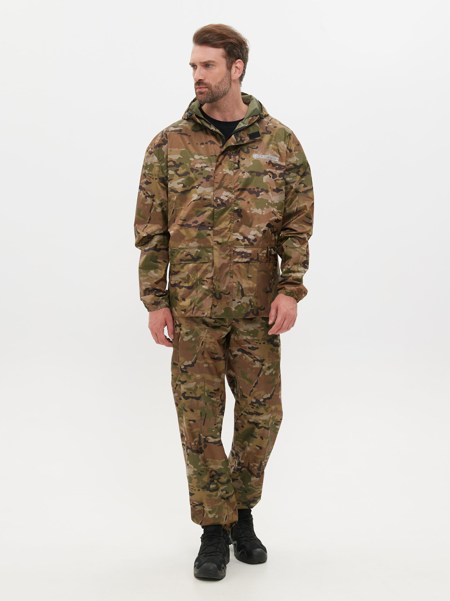 Костюм Huntsman Шторм Цв. Мультикам Ткань Таффета PVC (20000мм) р. 56-58, рост 182