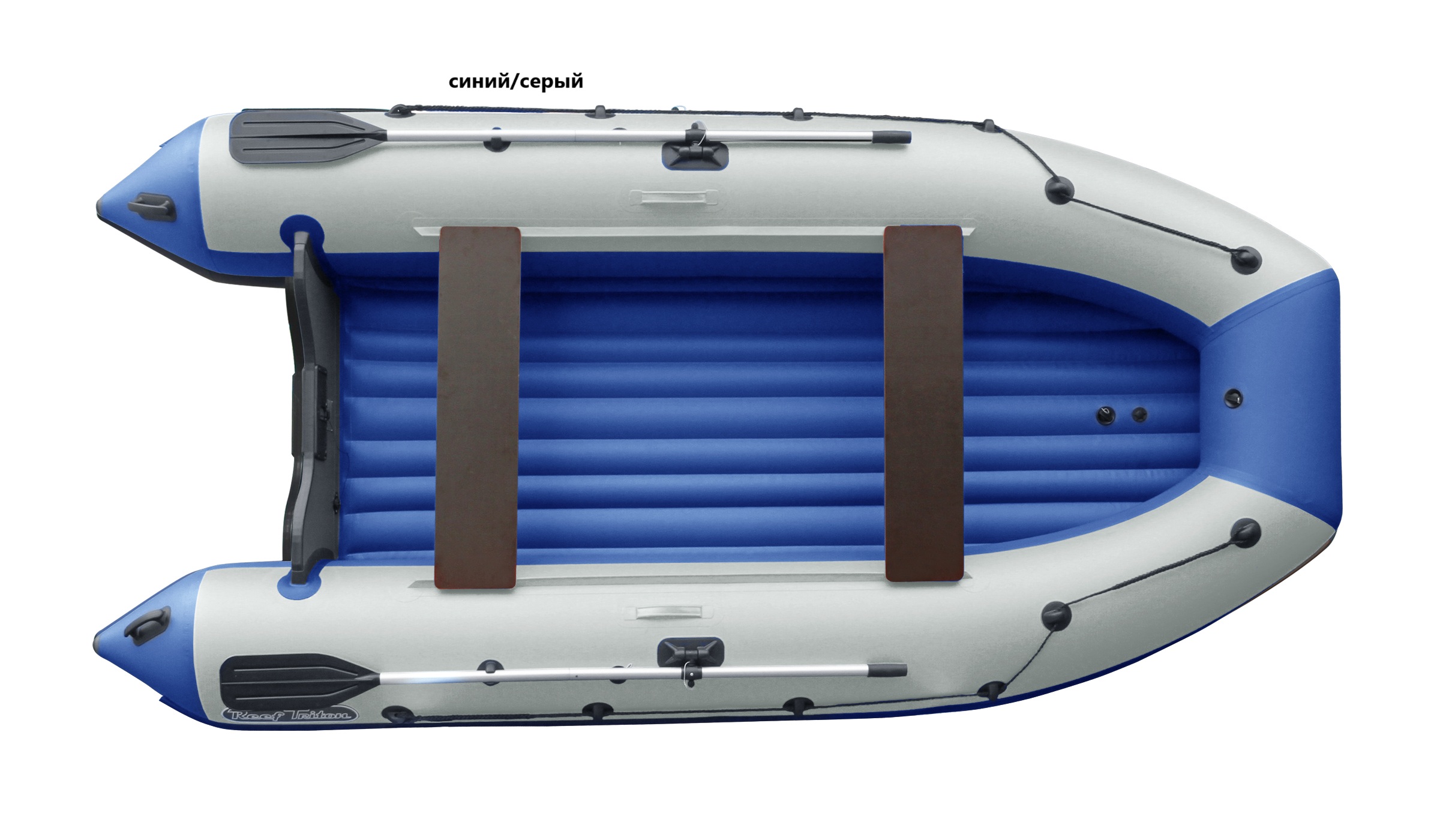 Лодка Reef Triton 340 нд цв. син-сер