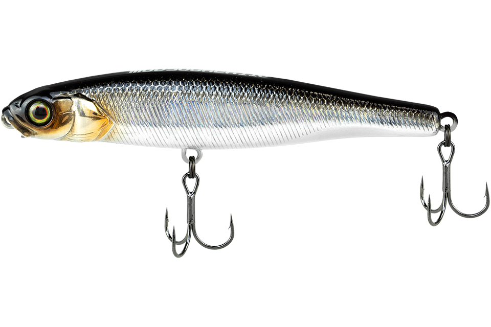 Воблер Jackall Mud Sucker 110мм 15гр цв. hl silver & black 