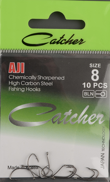 Одинарные крючки Catcher Ajl № 8