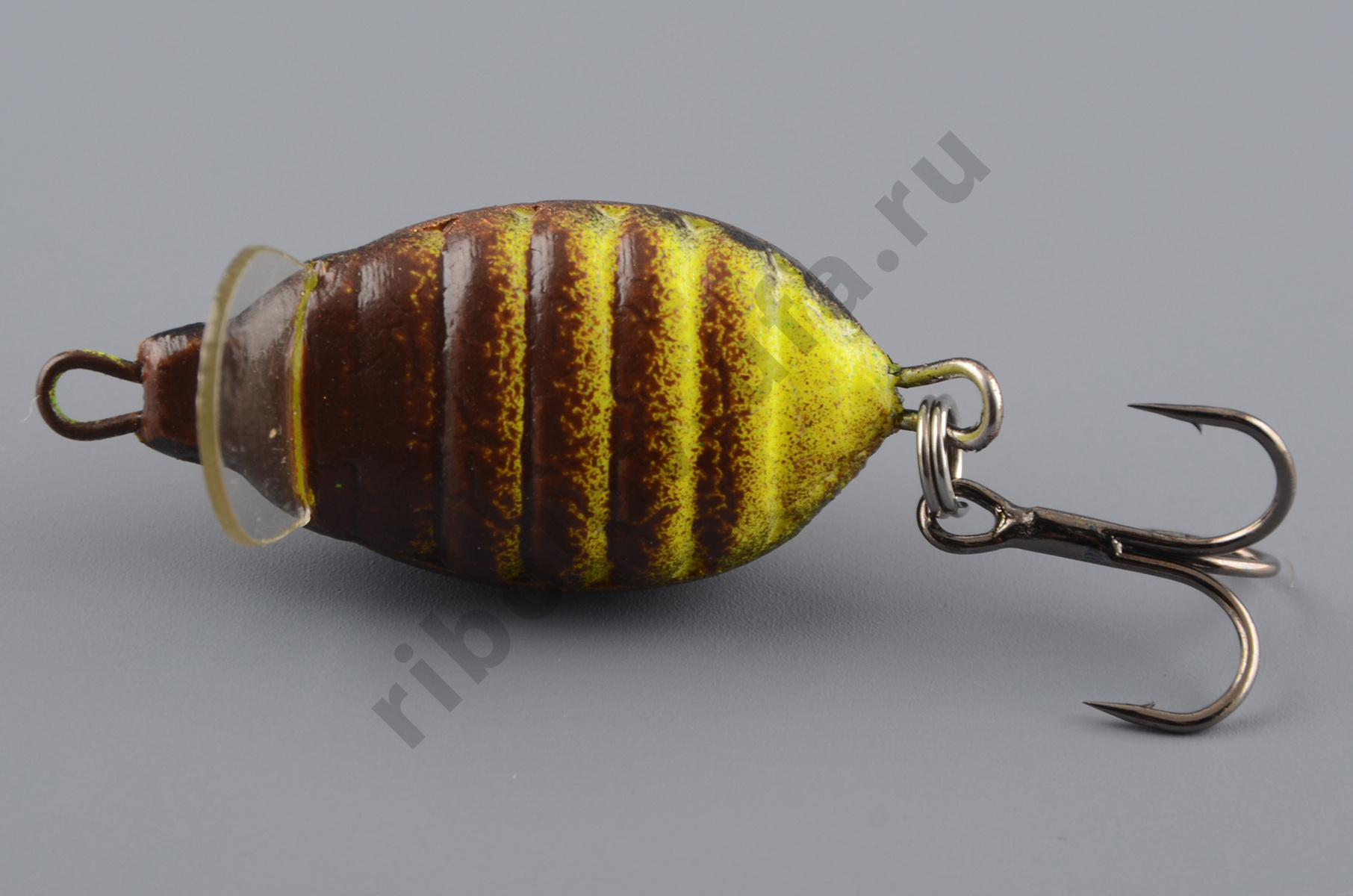 Воблер Белоречье Кренк Жук 3D 2гр тройник №10, цв. 2702