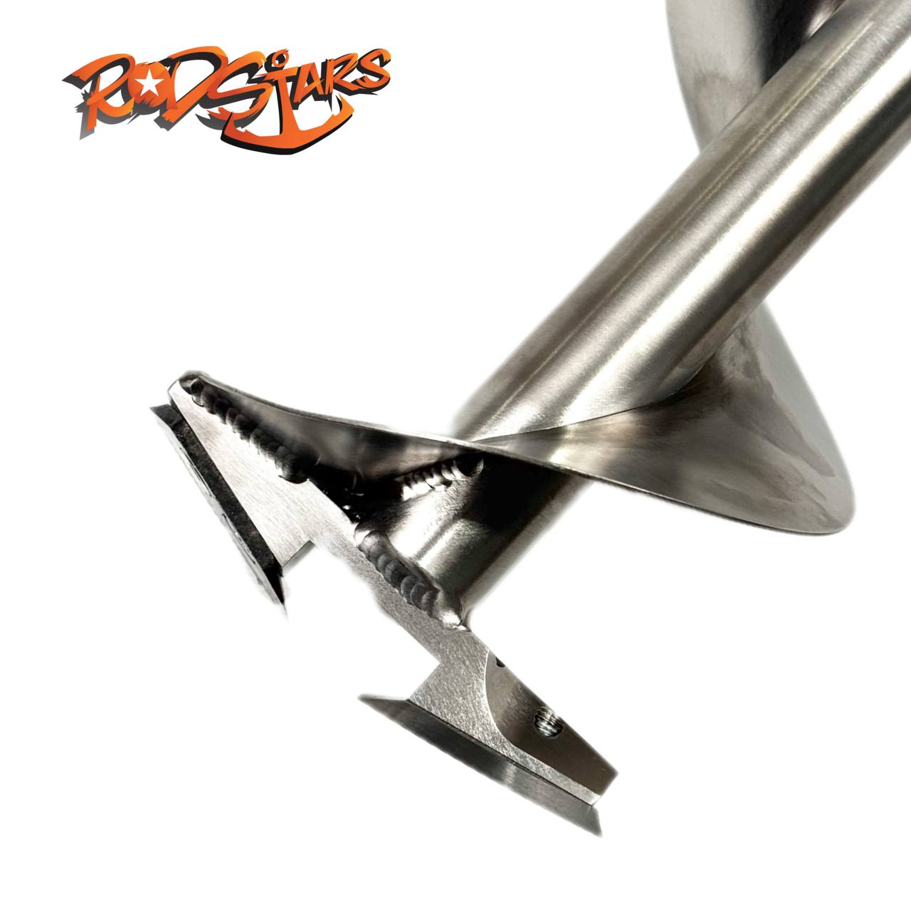 Шнек ледобура титановый Rod Stars 130 под ножи Тонар