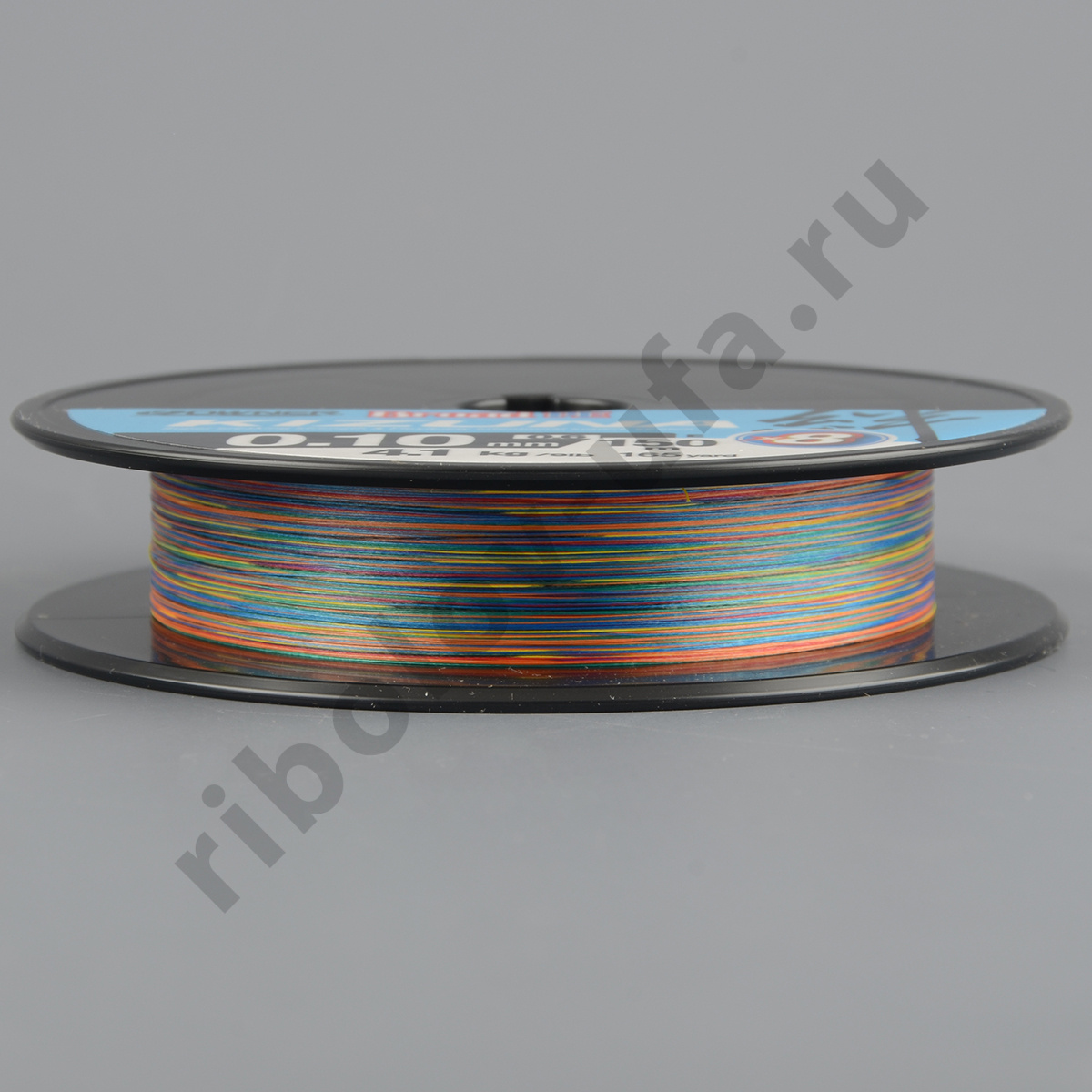 Шнур плетёный Owner Kizuna Broad PE X8 150m multicolor 0,10mm, 4,1kg