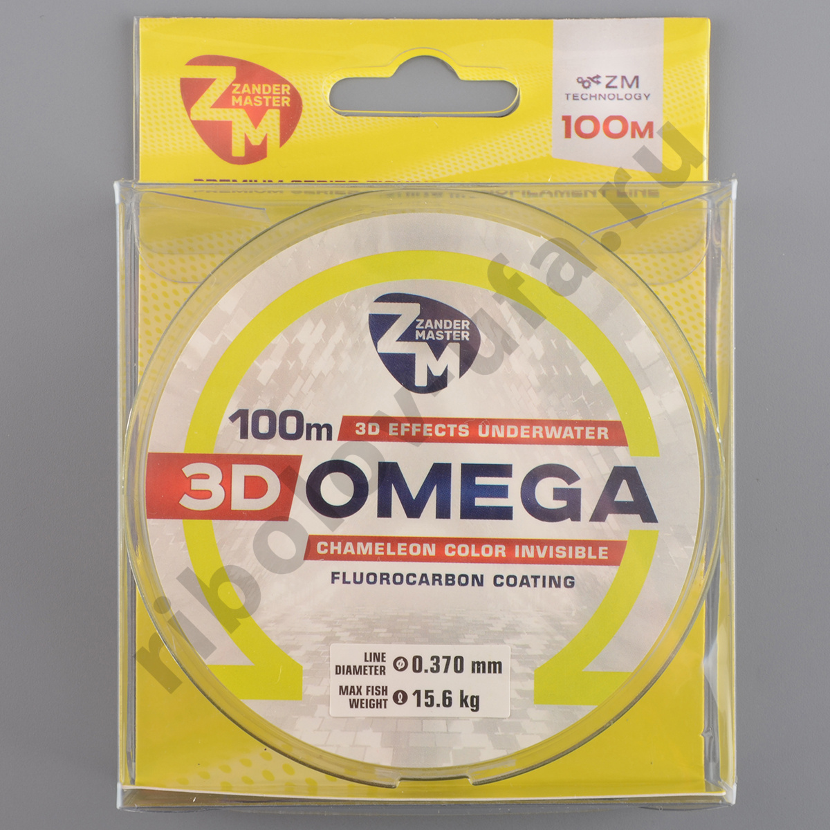 Леска Zander Master 3D Omega 100м зеленая 0,286 