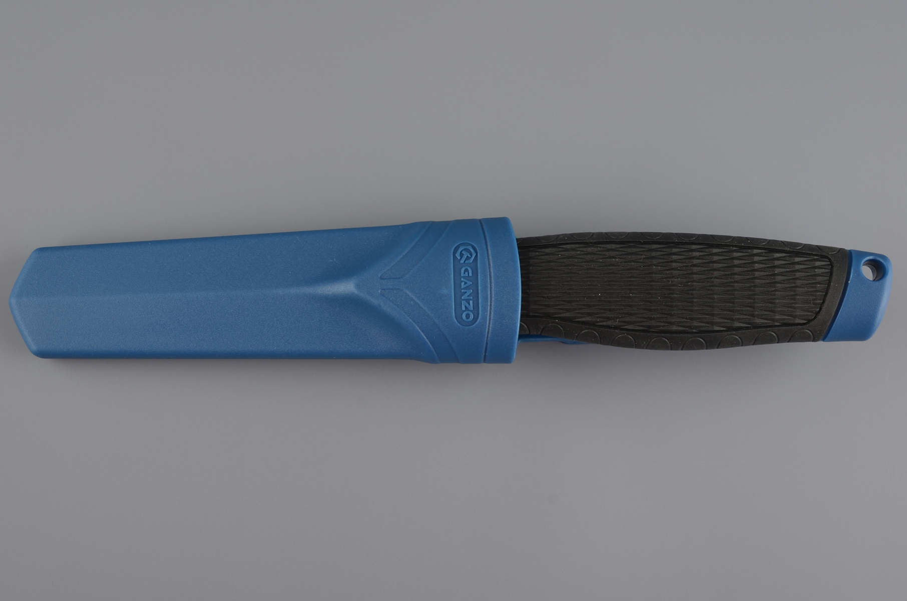 Нож Ganzo G806-BL, черный с синим