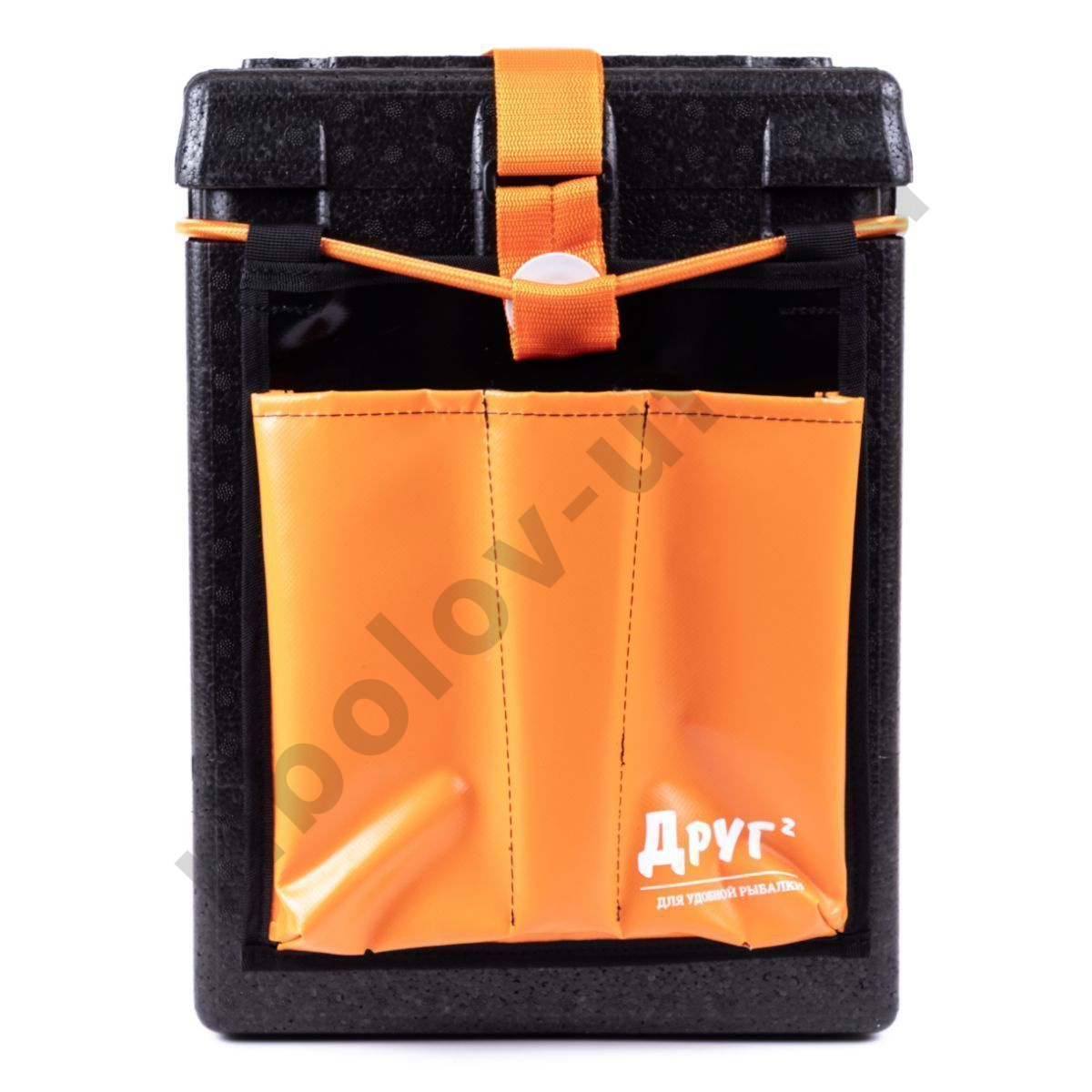 Ящик зимний Camping World Друг-2+ (32.5х43х29см) 25л черный + оригинальная система крепления