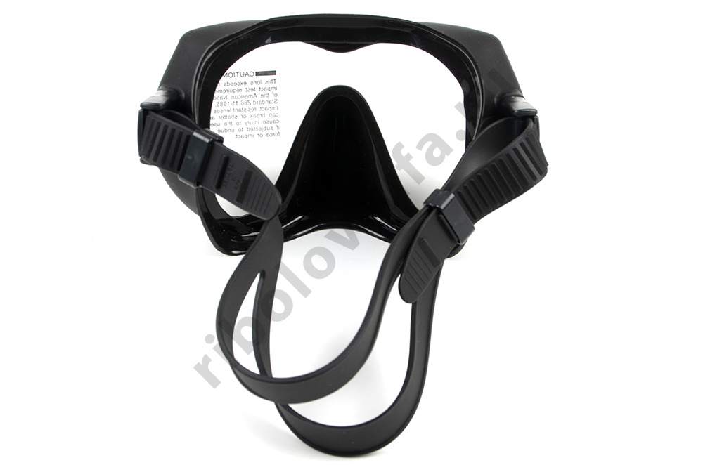 Маска Sargan Ирень, черный силикон, прозрачные линзы