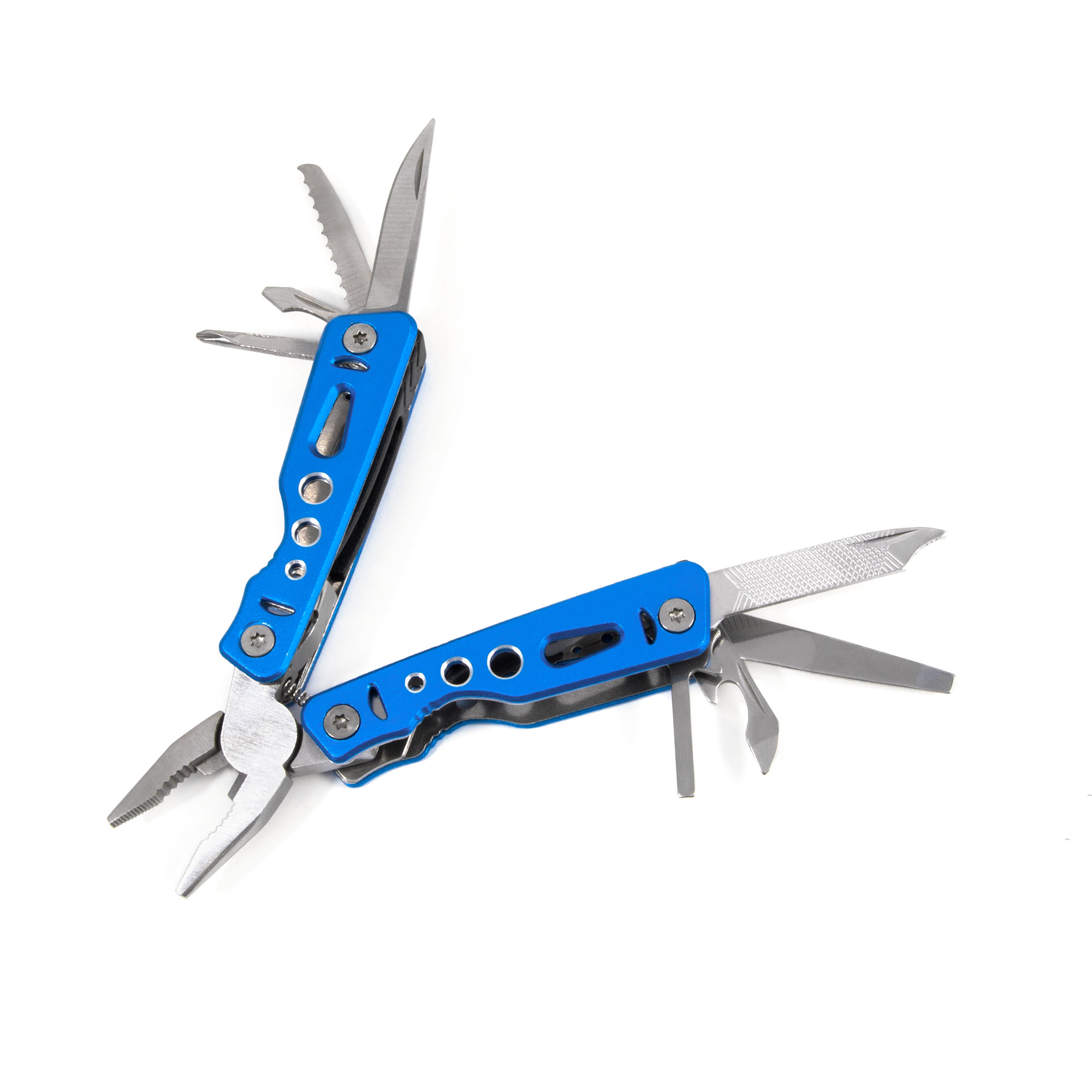 Мультитул (плоскогубцы) Следопыт 9 предметов, в чехле, на блистере 70x35x15мм PF-MT-18