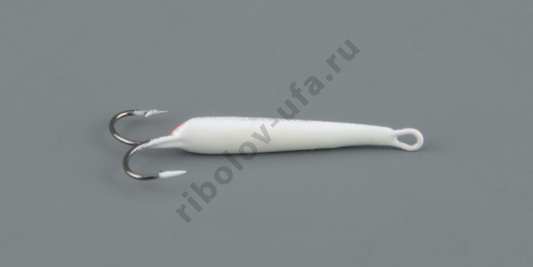 Блесна зимняя Пирс Лонг малый 0,8 гр., нейзильбер+СН, с 2-мя крючками