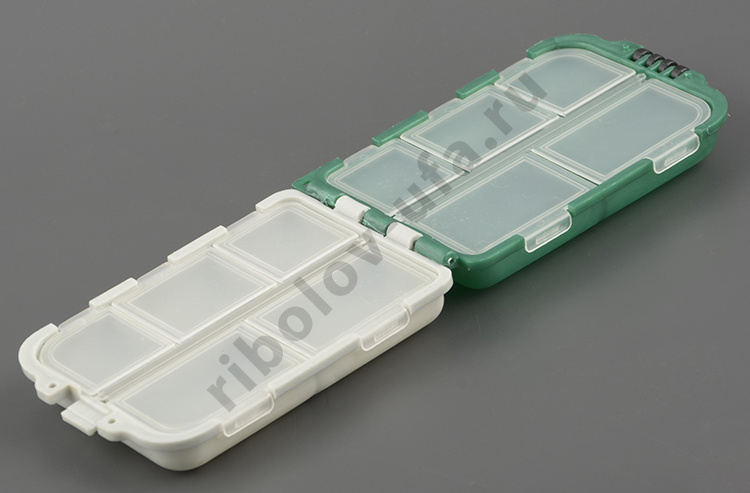 Коробка СЧ-2 для снастей 10 отделений (95x60х30мм) Три Кита