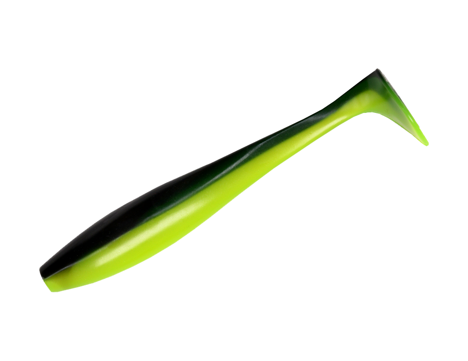 Силиконовая приманка Narval Choppy Tail 10cm #045-Black Lime (5шт/уп) 
