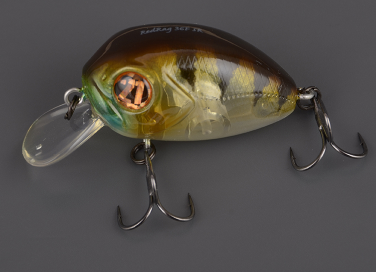 Воблер PONTOON 21 Red Rag 36F-SR, 36мм, 5,7 гр.,  погружен 0.4-0.6 м., №807