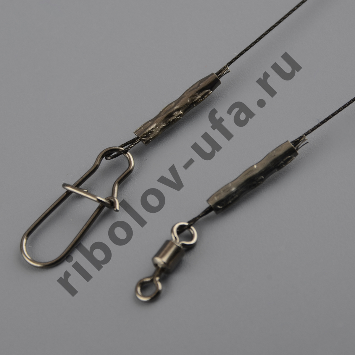 Набор поводков сталь Crazy Brothers троллинг 7 нитей 80см/17кг (2 шт/уп) 