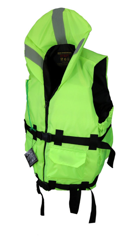 Жилет спасательный Ifrit 70 Люм. лайм, р. M 70кг ЖС-403