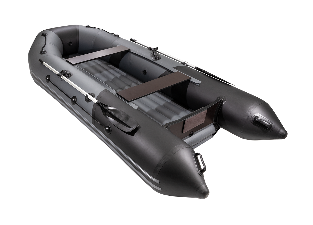 Лодка Таймень NX 3400 НДНД PRO графит/черный 