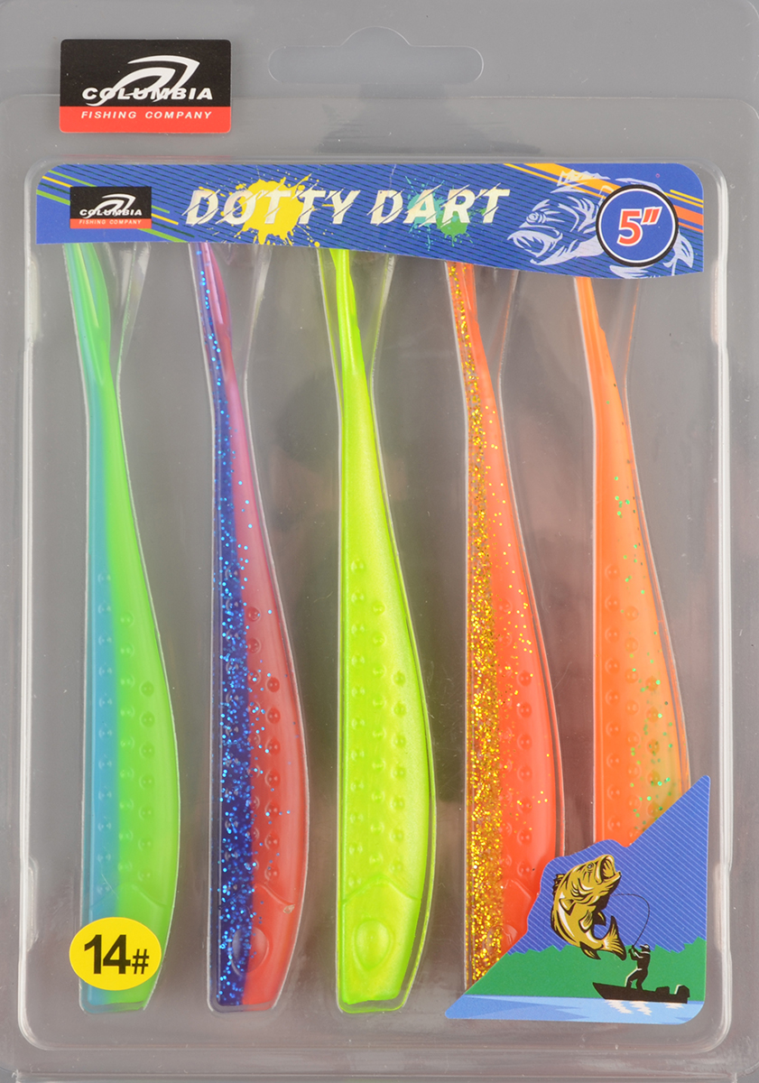 Силиконовая приманка Columbia Dotty Dart 5in #14