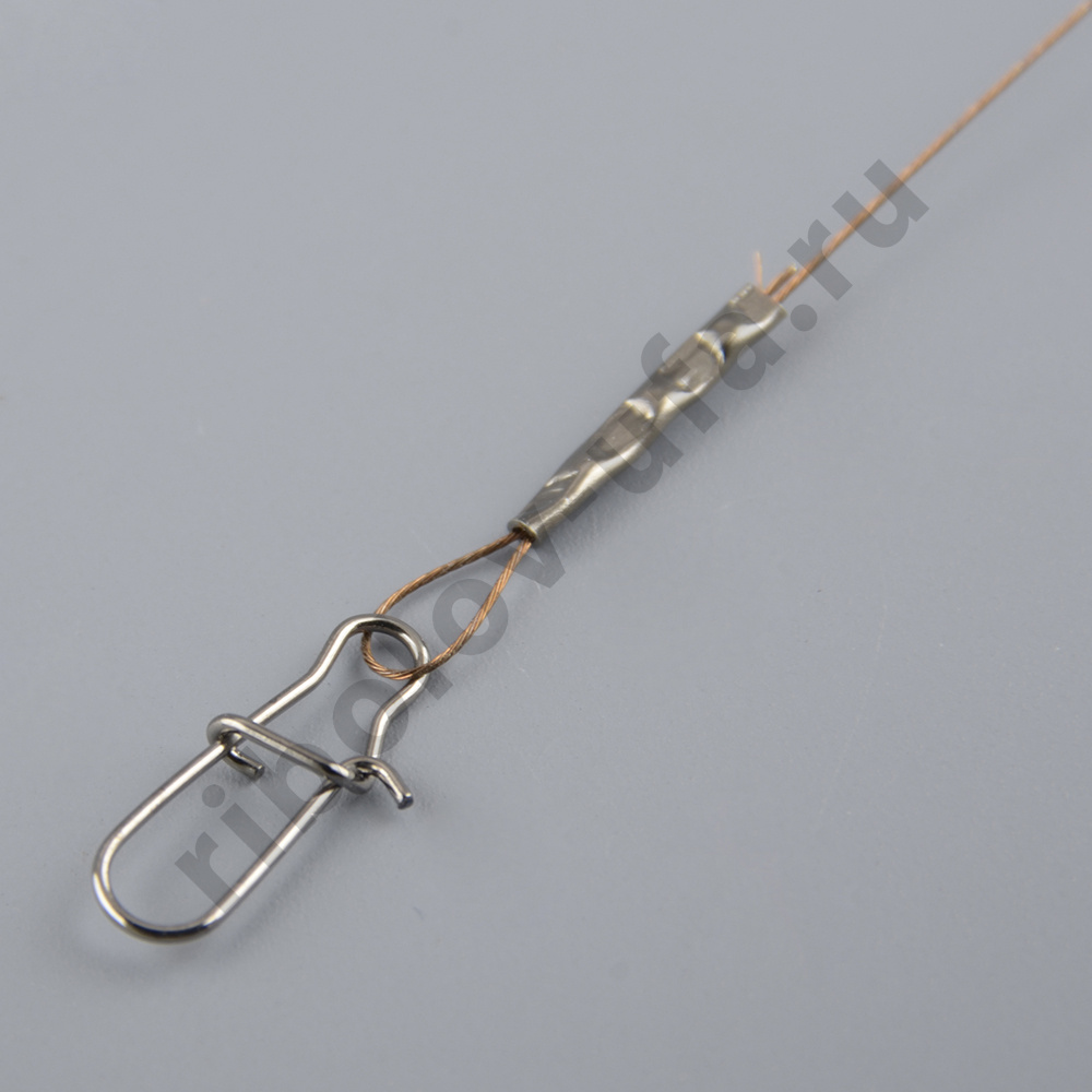 Набор поводков сталь Crazy Brothers 1х7 нитей d-0,28мм 22 см/8кг (3 шт/уп)