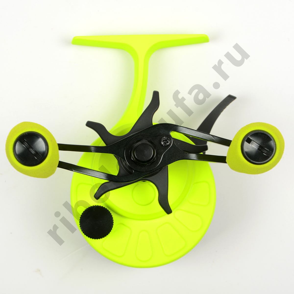 Катушка зимняя мульт. Jig It Team Dubna Vib Special G2, Lime right hand