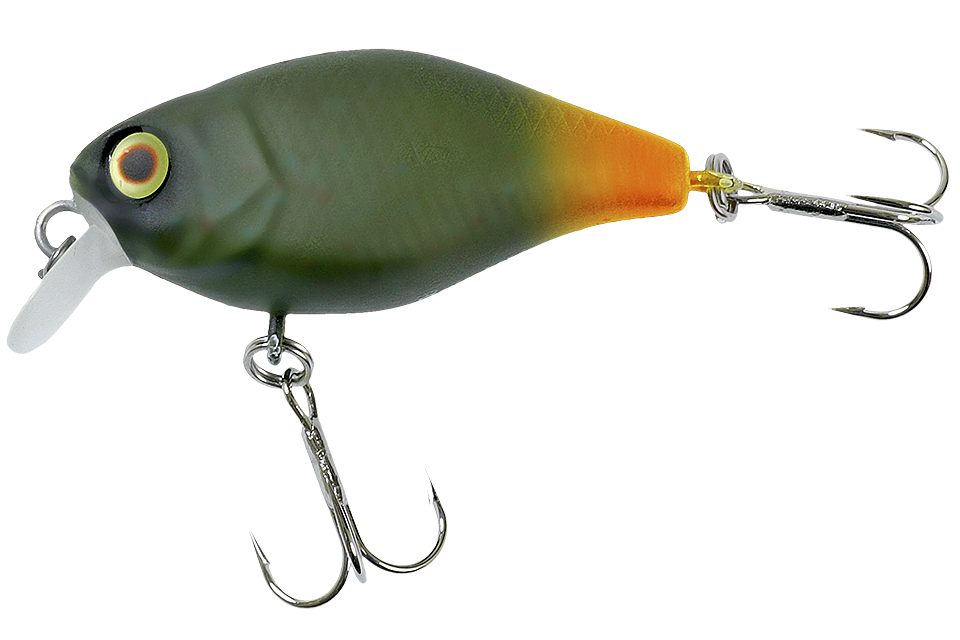 Воблер Jackall Chubby 38 дл. 3.8 см, гл. 0.6-1.0 м, 4 гр., floating, цв. green pallet orange