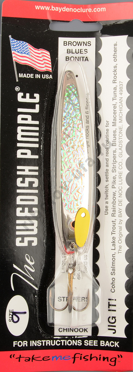 Блесна Swedish Pimple Ice №8 Nickel Ice