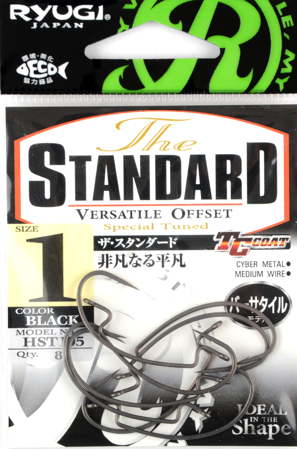 Офсетный крючок Ryugi The Standard Hook TC(tef) №1