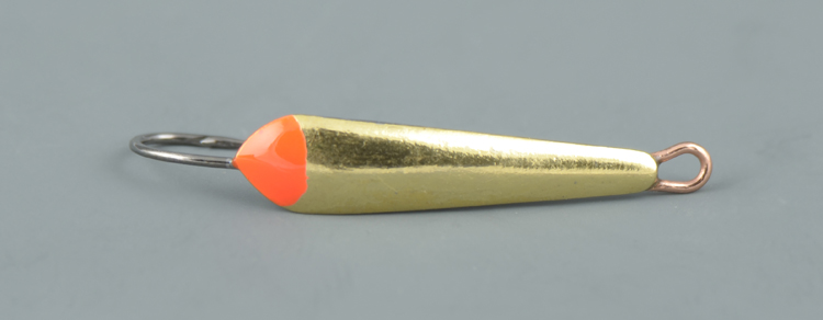 Блесна зимняя Пирс Малек малый 0,8 гр, латунь, с 1-м крючком