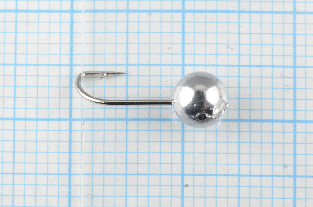 Мормышка литая Marlins Шар 5мм (0,69гр) кр. Crown никель 7000-300