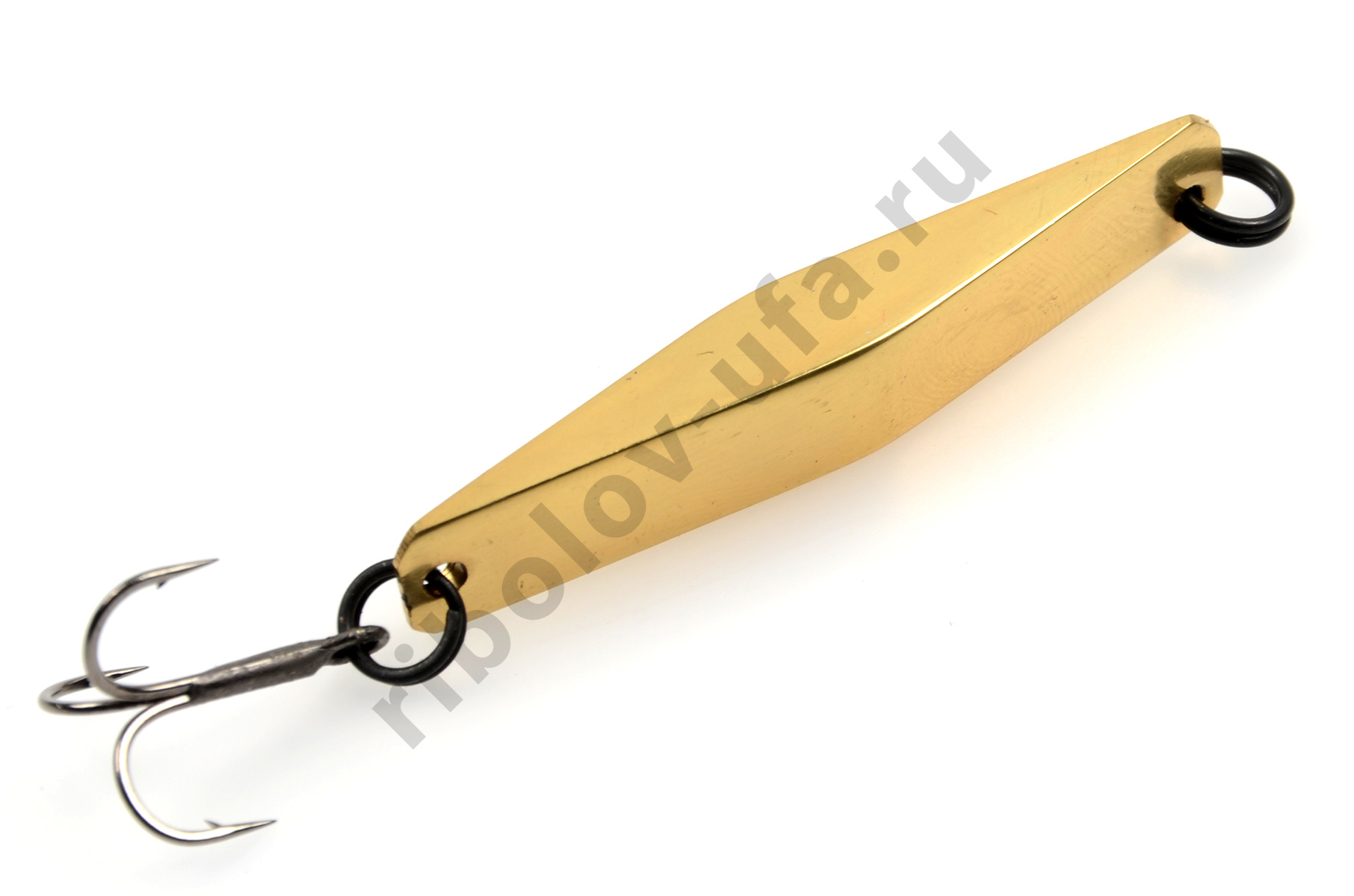 Блесна Русская блесна Стиллер (ромбик Ишутина) 16гр - 02 латунь/лак