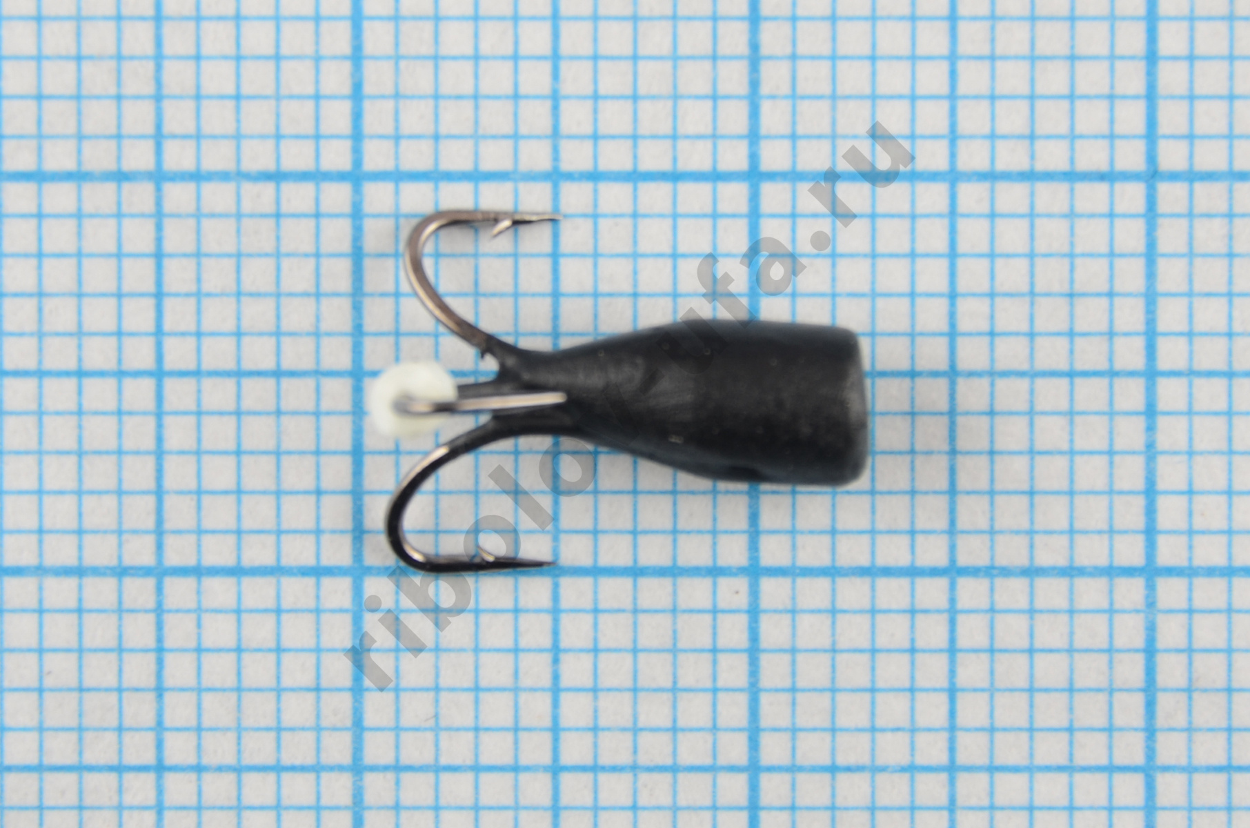 Мормышка Владимирский вольфрам Чертик Рязанский с отверстием без коронки 4мм 1,25гр