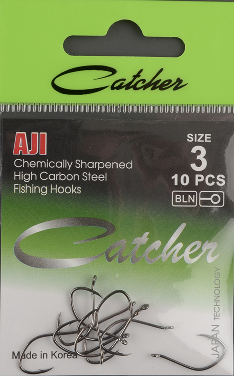 Одинарные крючки Catcher Ajl № 3