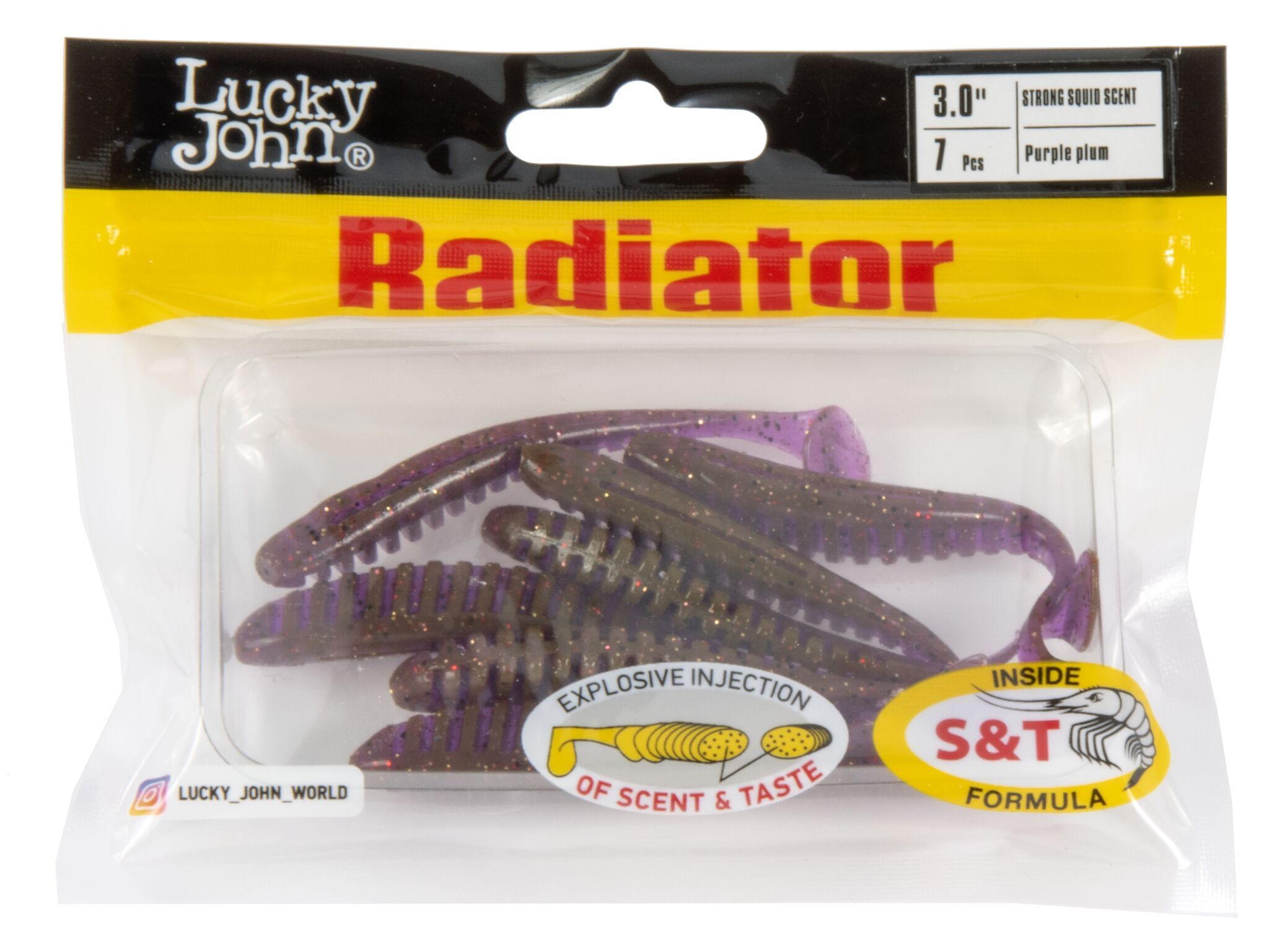 Силиконовая приманка Lucky John Radiator 3.0in 7.5см /S14